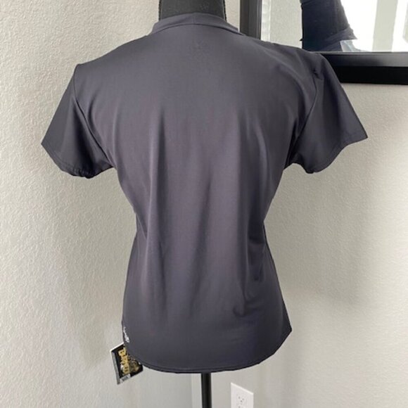 NWT O NEILL Basic Skins Short Sleeve Surf Swim Rash Guard Black Medium - Picture 5 of 10